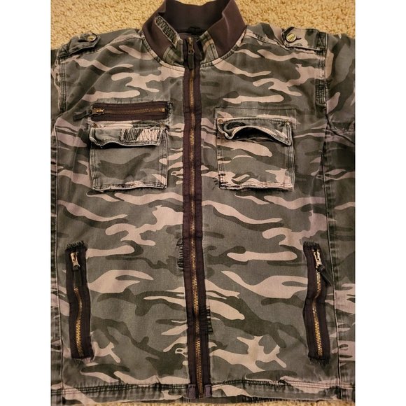 P Miller Womans Zip-Up Jacket Camo Size XL - Picture 4 of 16
